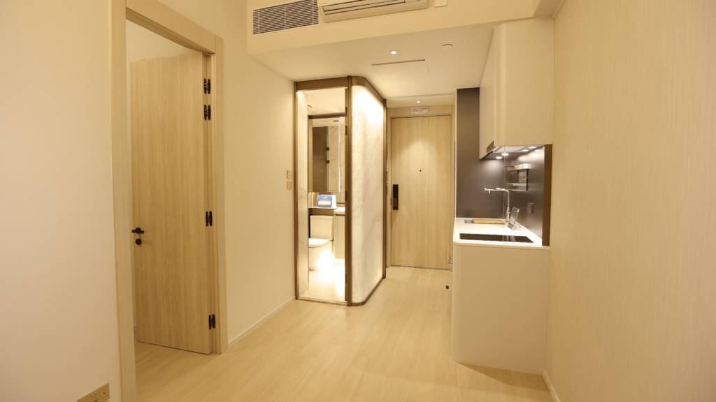 One Innovale 一房半示範單位，實用面積310平方呎，睡房更連接衣帽間，設計稱心。