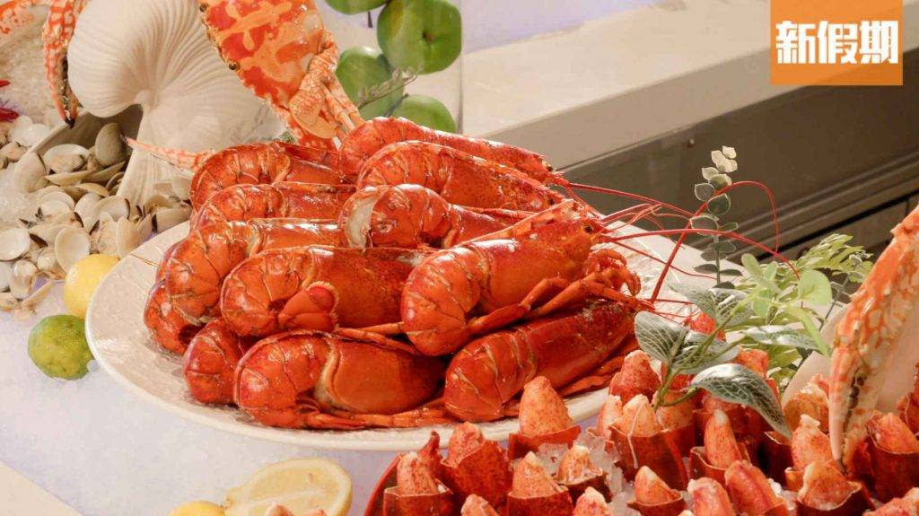 富麗敦海洋公園酒店 海鮮一共有6款供應，波士頓巨型龍蝦只限假日供應。