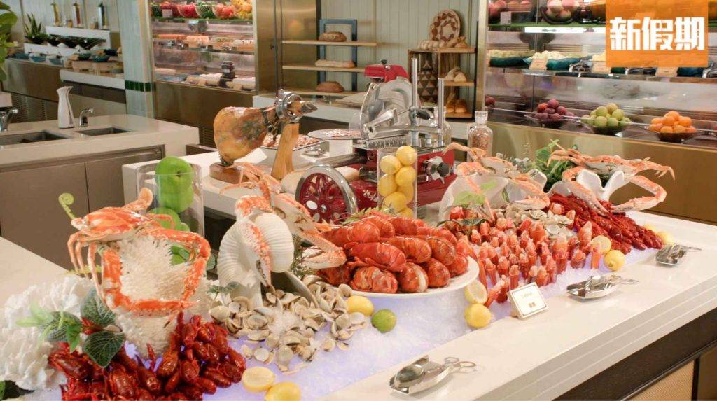 富麗敦海洋公園酒店 100多達海鮮、刺食、熟食及甜品任食，絕對可以捧腹而歸！