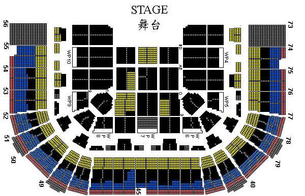 陳奕迅演唱會 陳奕迅演唱會座位表2022年12月9-11、13-14、16-18、20-22、24-26日）