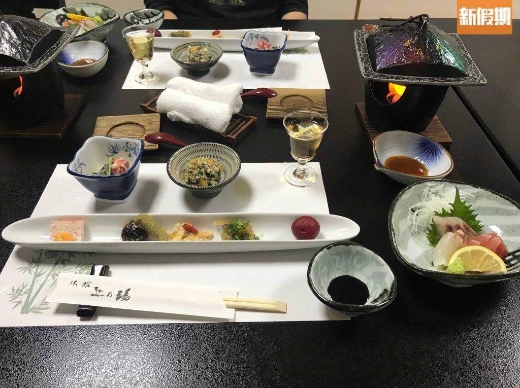 福岡自由行2022景點8｜旅館的晚餐非常豐富。