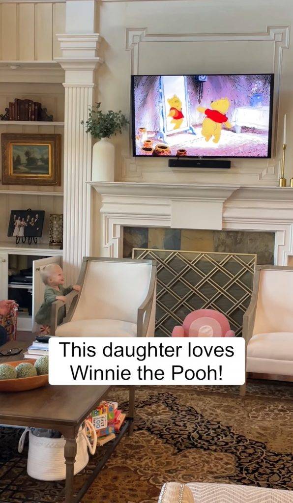 Winnie the Pooh Jordan Flom的女兒非常喜歡Winnie the Pool