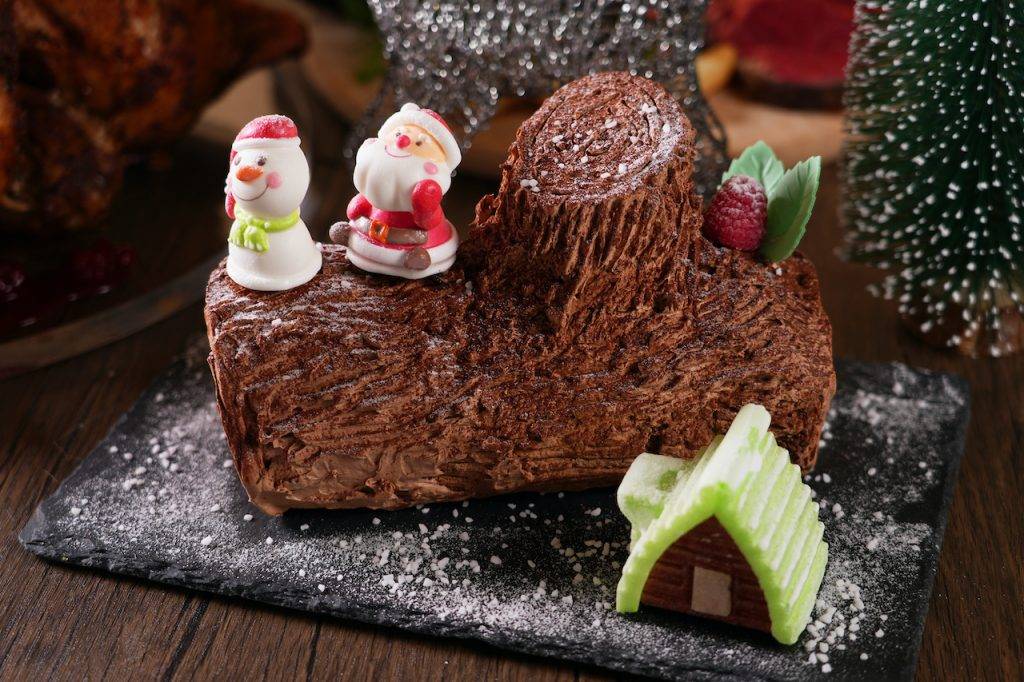 8度海逸酒店 聖誕自助餐 聖誕朱古力樹頭蛋糕