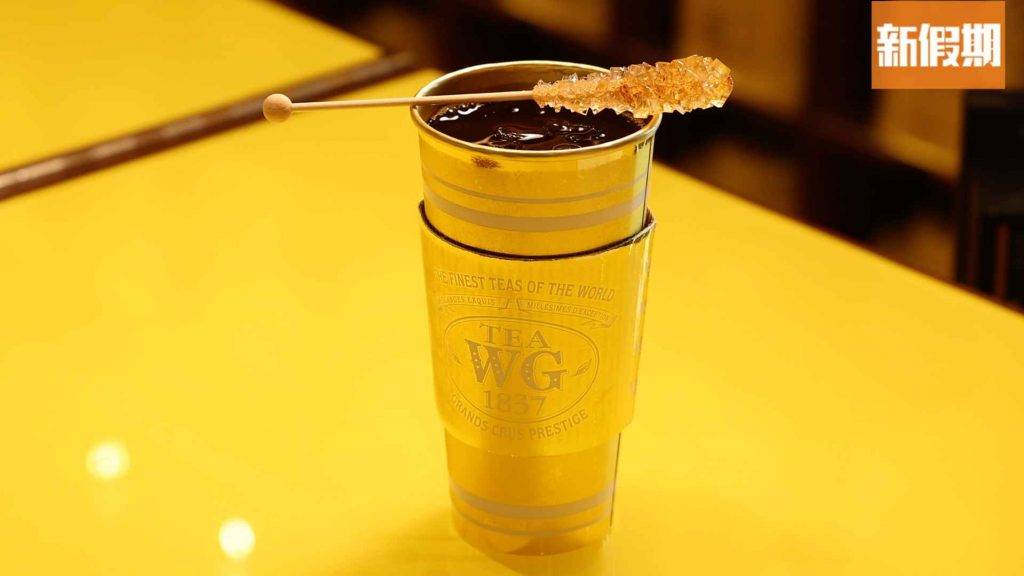 Tea WG 每杯址附有黑糖攪拌棒，客人可以按個人喜好調整甜度。