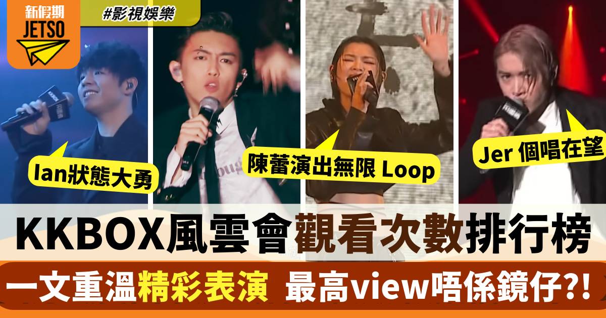 KKBOX香港風雲榜 ｜演出點擊排行榜！陳蕾、MIRROR、MC精彩表演片段