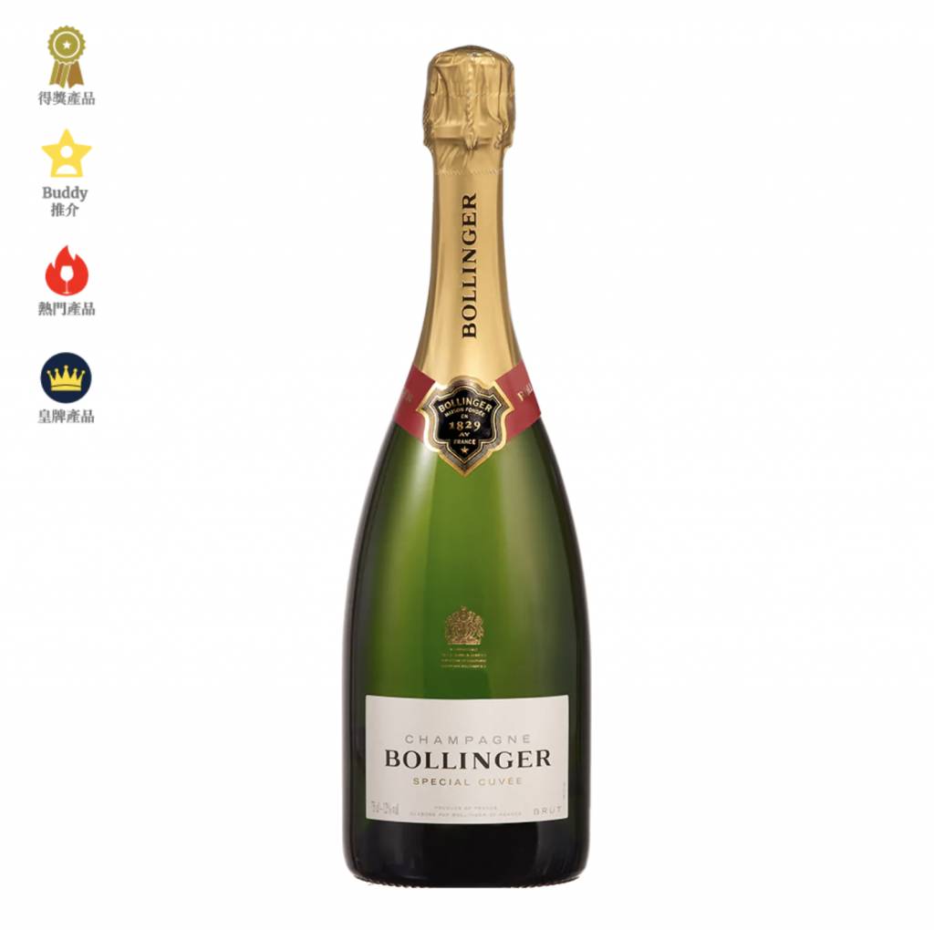 佳節選酒 Bollinger Special Cuvee - 750ml 75折後 HK$390 原價HK$520)