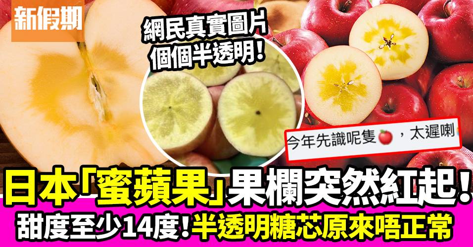 日本蜜蘋果 解構甜入心之謎 半透明糖芯 原來不正常！｜食是食非