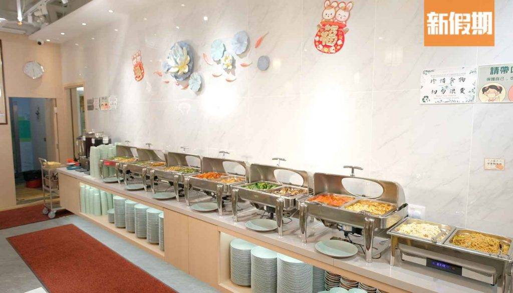 荃灣美食 寶蓮素食 餐廳任食即叫即炒轉型為自助Bar任食。
