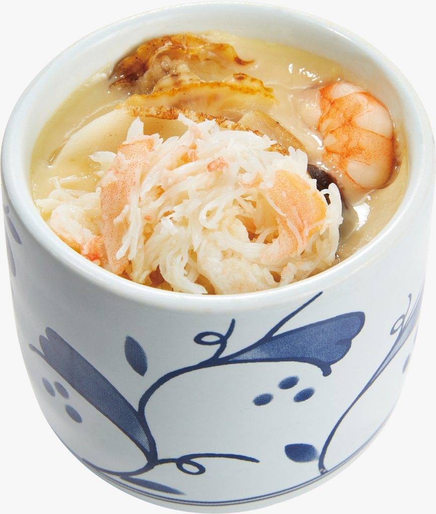 壽司郎 蟹肉茶碗蒸$22，蟹肉的鮮味滲透到茶碗蒸中，令整體的味道更昇華！