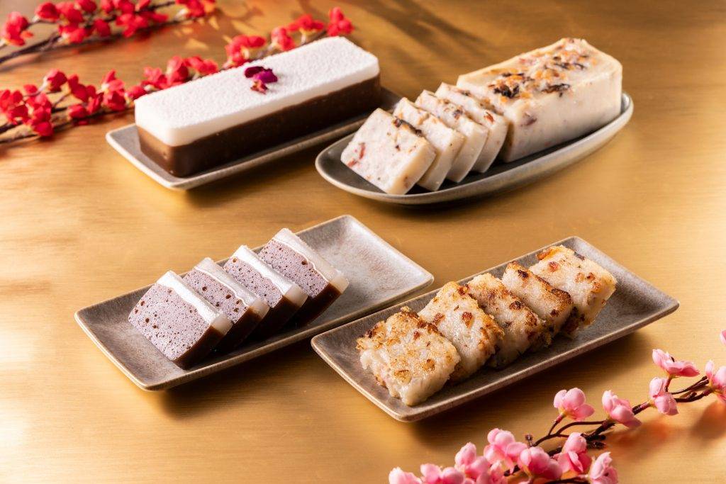 盆菜 盆菜2023｜江蘇銘悅同期推出賀年糕點，包括「棗泥拉糕」及「傳統蘿蔔糕」。