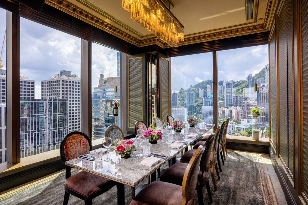 情人節餐廳 情人節餐廳2023推介｜Aria餐廳有270度落地大玻璃。
