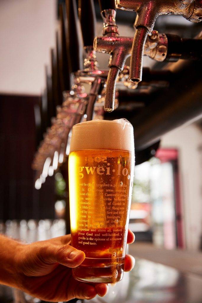 Grain 餐廳內的啤酒均是Gweilo研發的啤酒及雞尾酒。