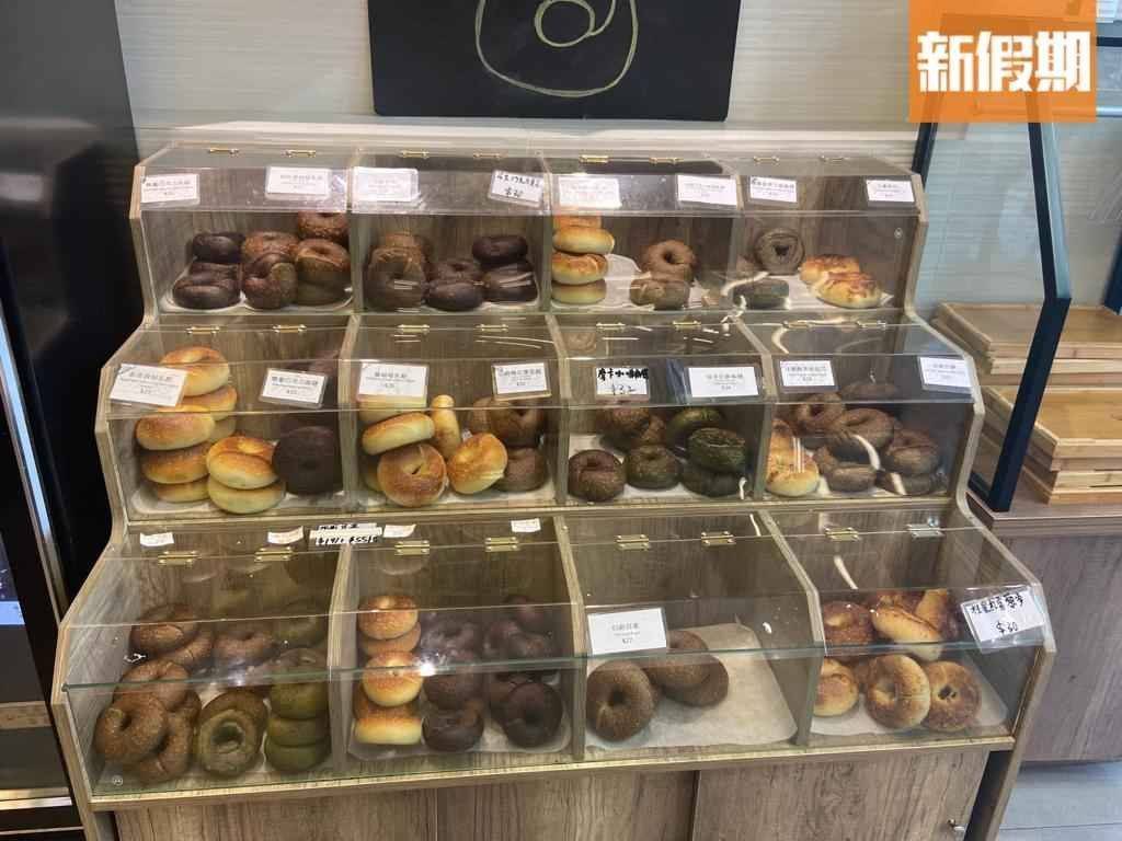麵包店 全港麵包店推介｜店內的「12宮格貝果自助區」最有特色和排列整齊！