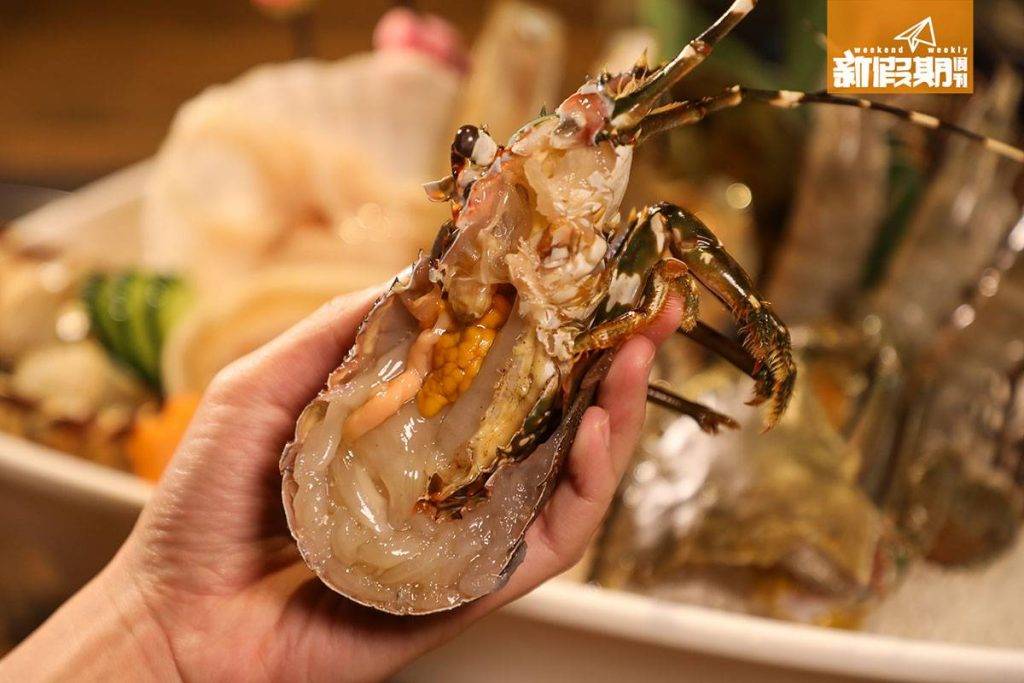 海鮮 全港海鮮餐廳推介｜半隻龍蝦，蝦膏十足。