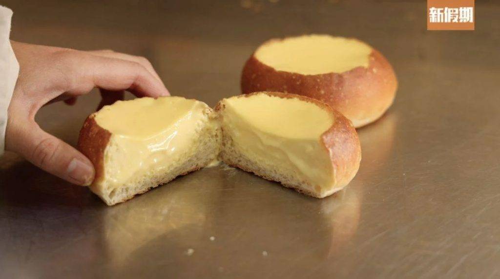 麵包店 全港麵包店推介｜原味法式布甸包。於各分店有售。