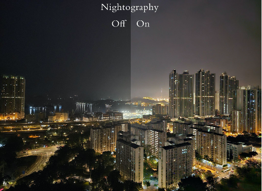 S23系列 Nightography黑夜亮攝功能升級，相片和影片都更加清晰。