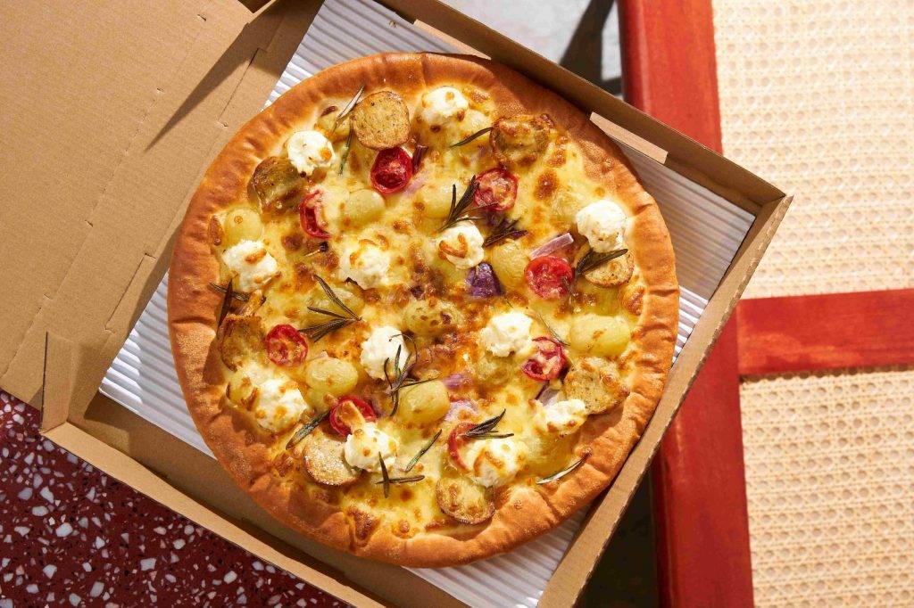Pizza Hut 全新限定「香甜青提芝士必勝批」。