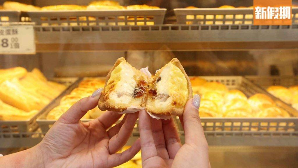 快樂餅店 布丁嫩滑，麻糬QQ，中間藏粒粒芋頭，整體口感豐富。