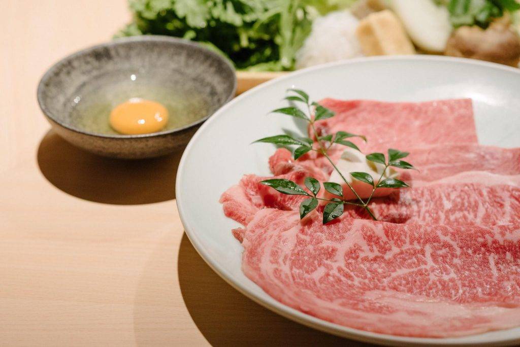壽喜燒 壽喜燒/sukiyaki推介｜和牛油脂分佈均勻。