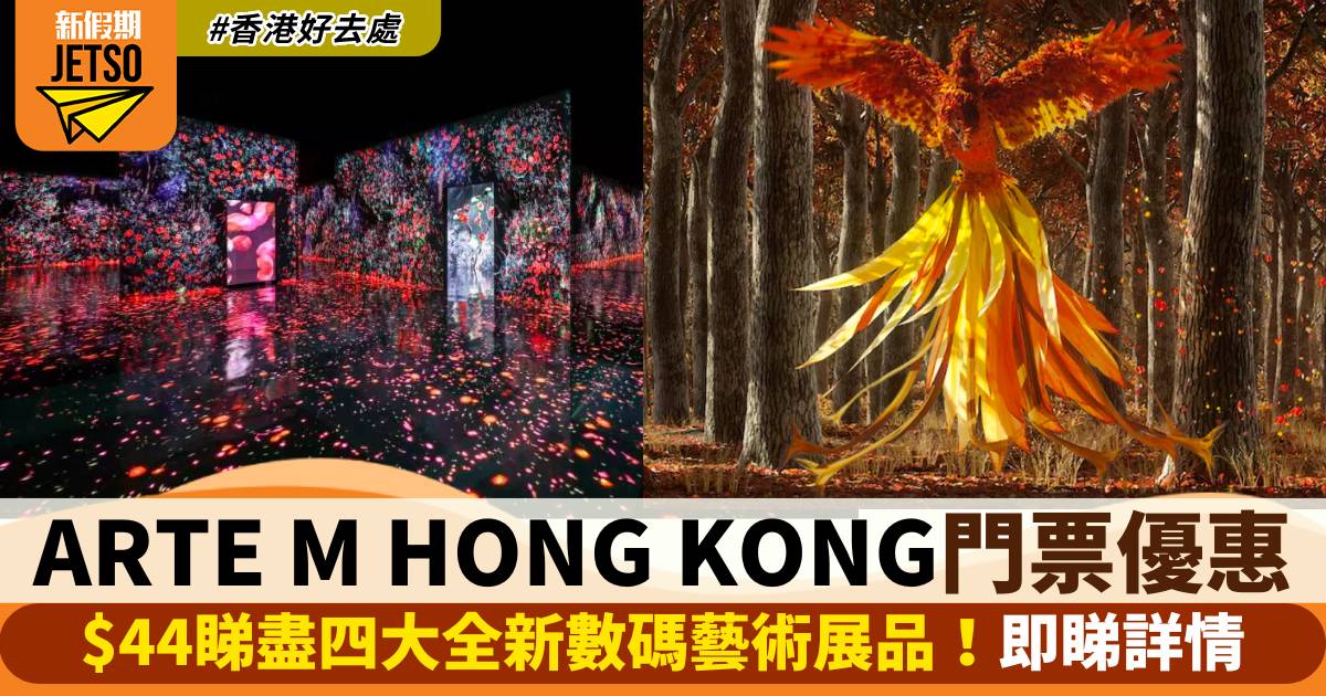 ARTE M HONG KONG入場門票優惠！$44睇盡四大全新數碼藝術展品