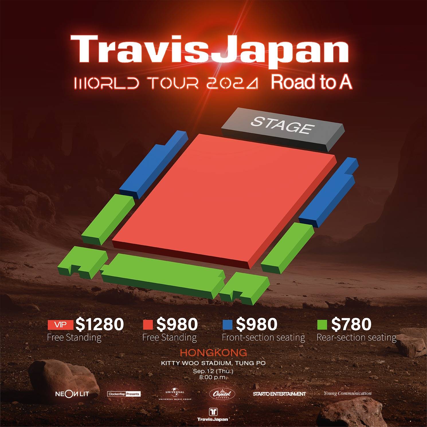 Travis Japan演唱会2024香港站（加开一场）