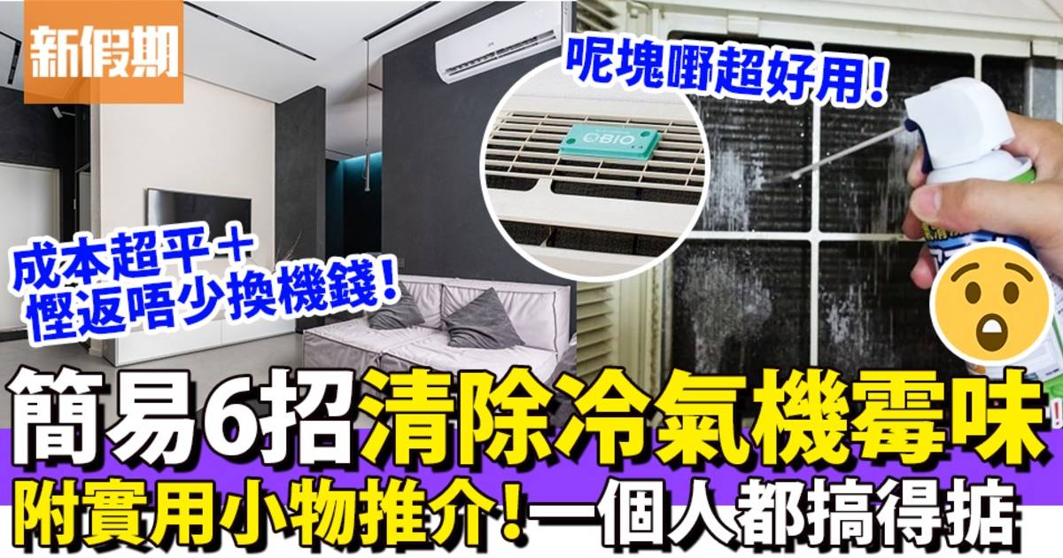 冷氣機臭味｜簡單6招清潔清除異味＋冷氣機異味成因分析｜好生活百科