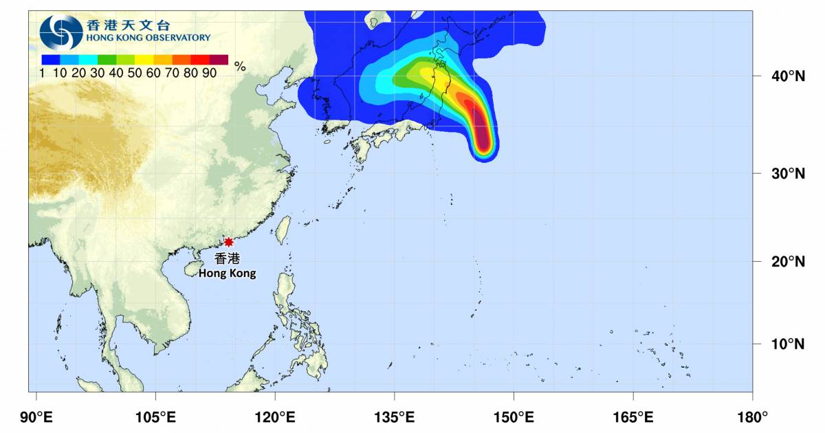 颱風瑪莉亞最新消息｜天文台颱風路徑預測！掛3號風球機率有幾大？