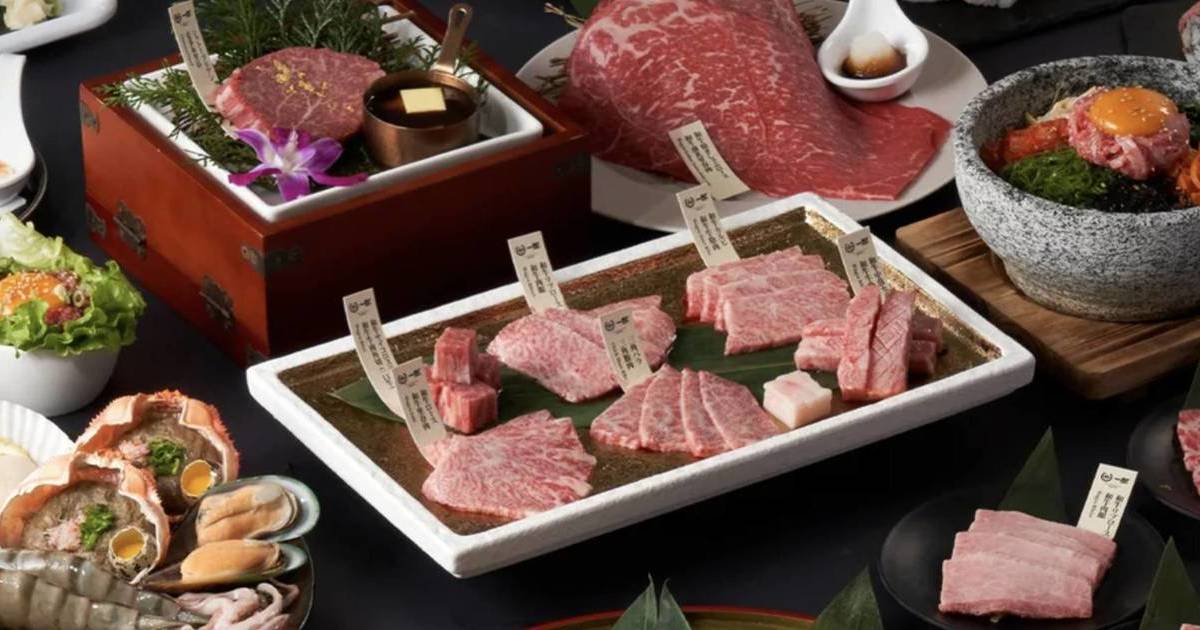 和牛燒肉一郎日本黑毛和牛放題買一送一！$718嘆 Set D 日本黑毛和牛6款放題＋任飲酒精飲品