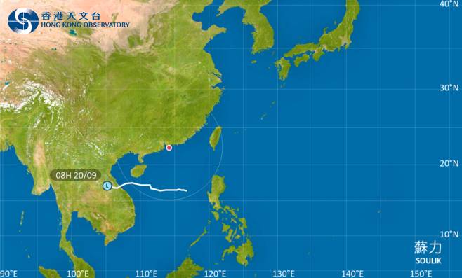 颱風蘇力最新消息｜天文台颱風路徑預測！掛3號風球機率有幾大？