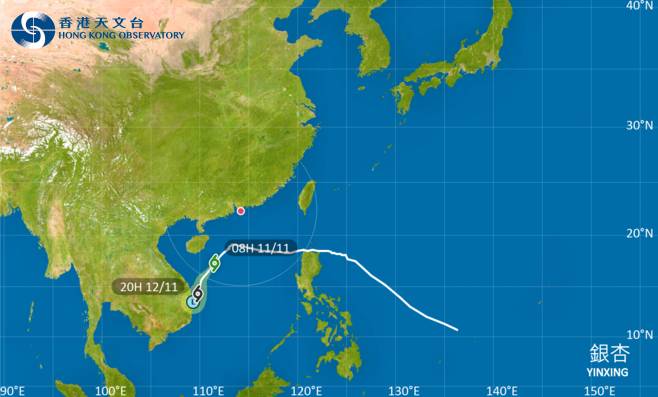 外遊注意！颱風銀杏影響海南島 最新路徑圖/航班資訊/旅遊保險一文睇