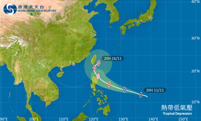 颱風熱帶低氣壓最新消息｜天文台颱風路徑預測！掛3號風球機率有幾大？