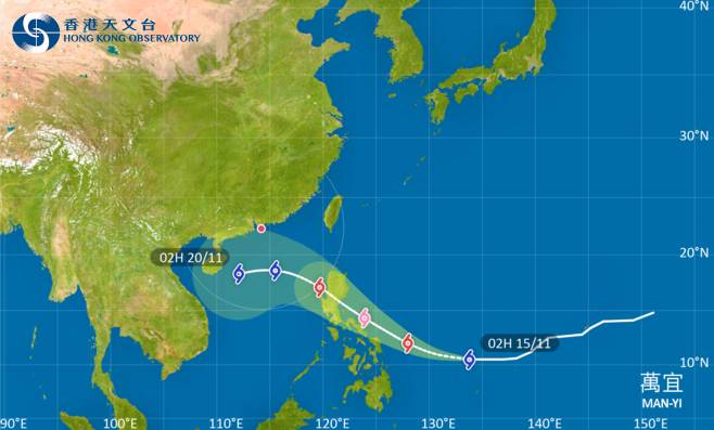 颱風萬宜最新消息｜天文台颱風路徑預測！掛3號風球機率有幾大？