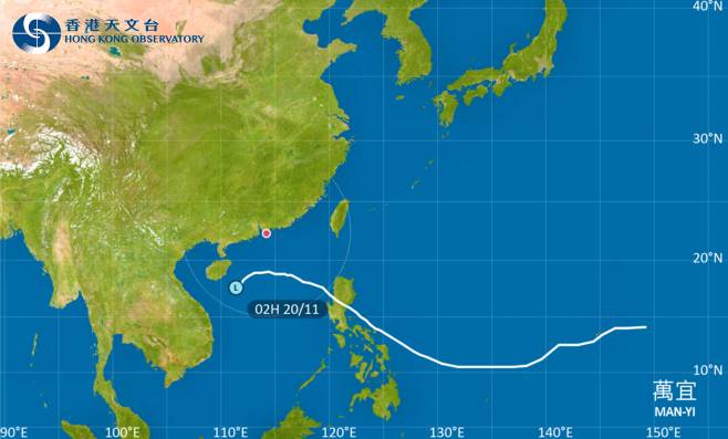 颱風萬宜最新消息｜天文台颱風路徑預測！掛3號風球機率有幾大？