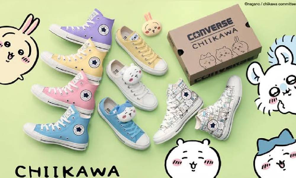 Chiikawa X CONVERSE 2.26日本發售！得意大頭公仔/漫畫風設計