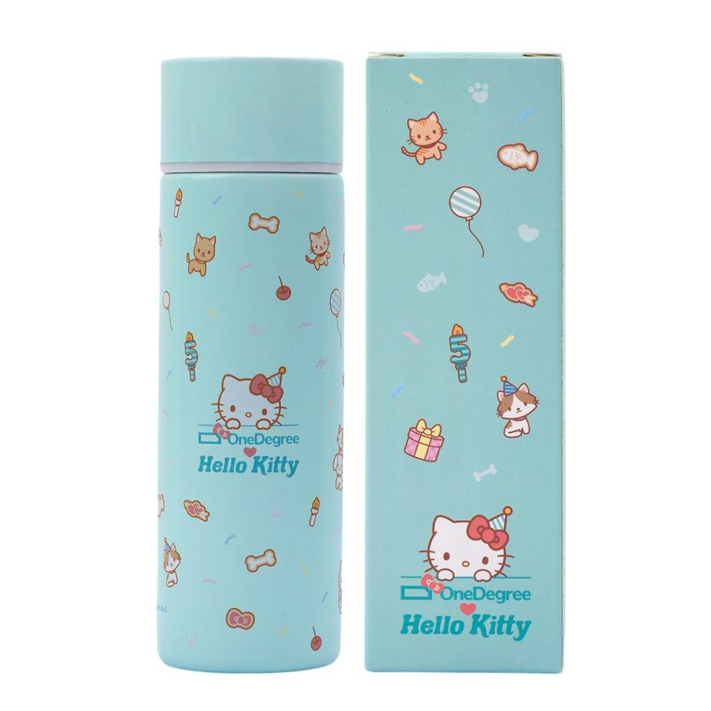 Hello Kitty OneDegree 🩷 Hello Kitty 期間限定精品 -保溫瓶(150ml)可於活動現場完成攤位遊戲即可換領 ,數量有限,換完即止。(圖片來源:OneDegree)