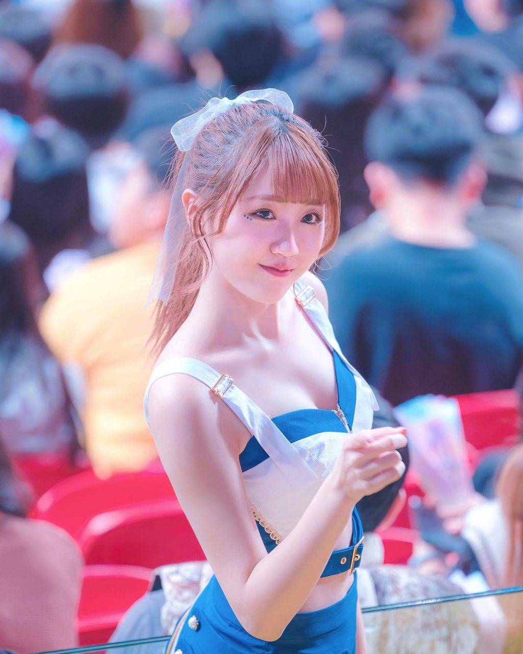 啦啦隊 第6名栗子(圖片來源:ig@chiali_1105)