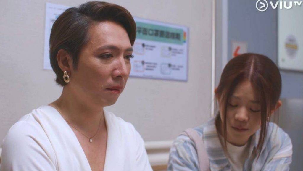 麻甩媽咪 催淚位 陳子豐喊住表示「咁就好」嘅場口獲大批觀眾直言呢場簡直係全集喊得最勁嘅一幕!(圖片來源:ViuTV)
