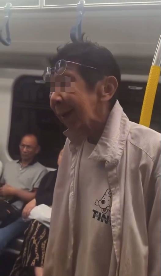 讓座 阿婆斥責女事主:「著到好眉好貌,斯斯文文,但係完全無修養,無規矩!」(圖片來源:FB@ON9 江湖柒事 2.0)