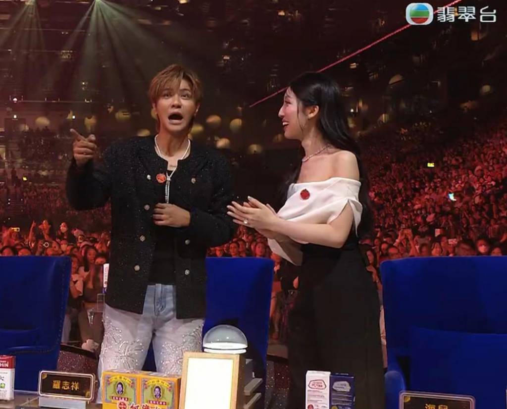 中年好聲音 小豬羅志祥不僅目瞪口呆(圖片來源:TVB)