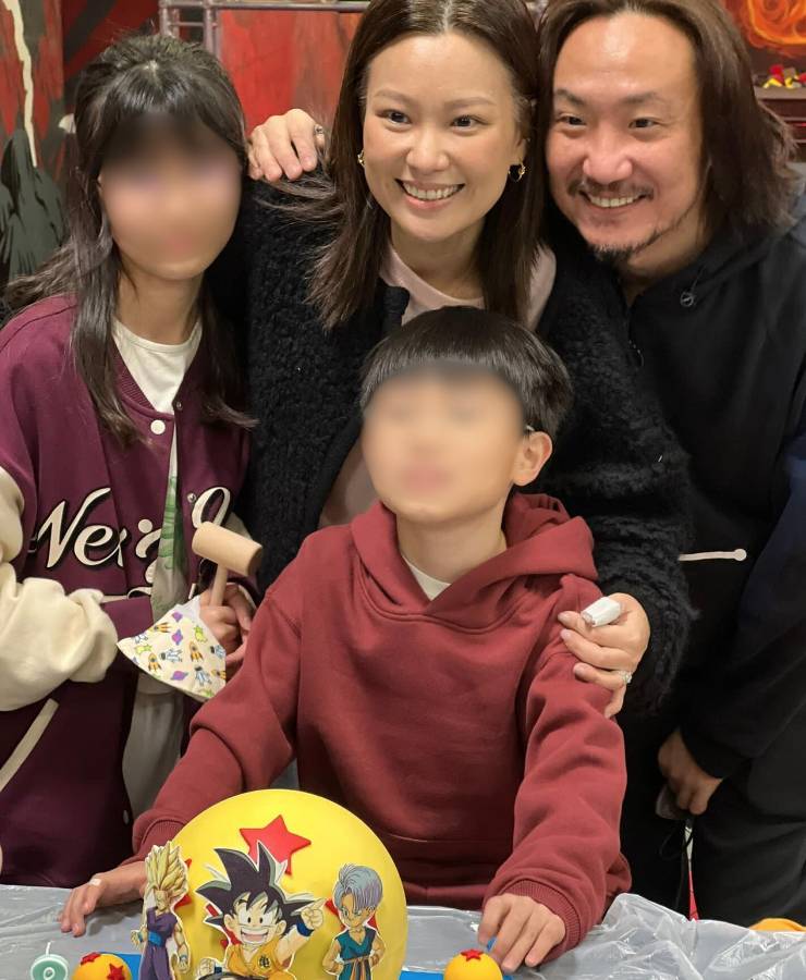 鄭中基 余思敏 衛志豪透露余思敏「有時」與一對仔女同住,並有意在仔女長大後復出工作。(圖片來源:ig@sammieyucm)
