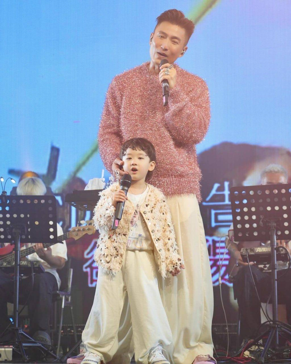 陳山聰 4歲半Jaco上台表演時完全零怯場。(圖片來源:IG@joelshanchung)