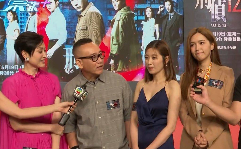 刑偵12 林保怡只認「攞」過陳自瑤劇本。(圖片來源:TVB)