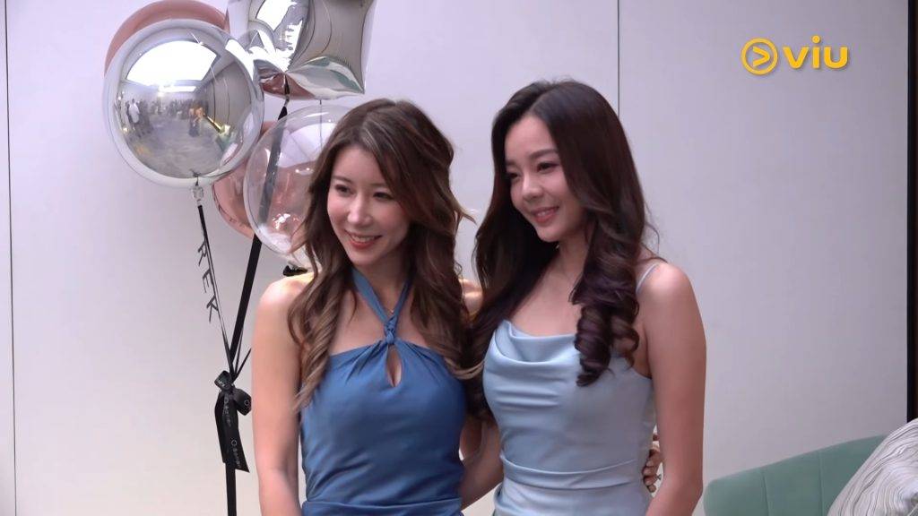 簡淑兒 陳婉衡與余思霆更為簡淑兒擔任姊妹。(圖片來源:Viu1 HK)