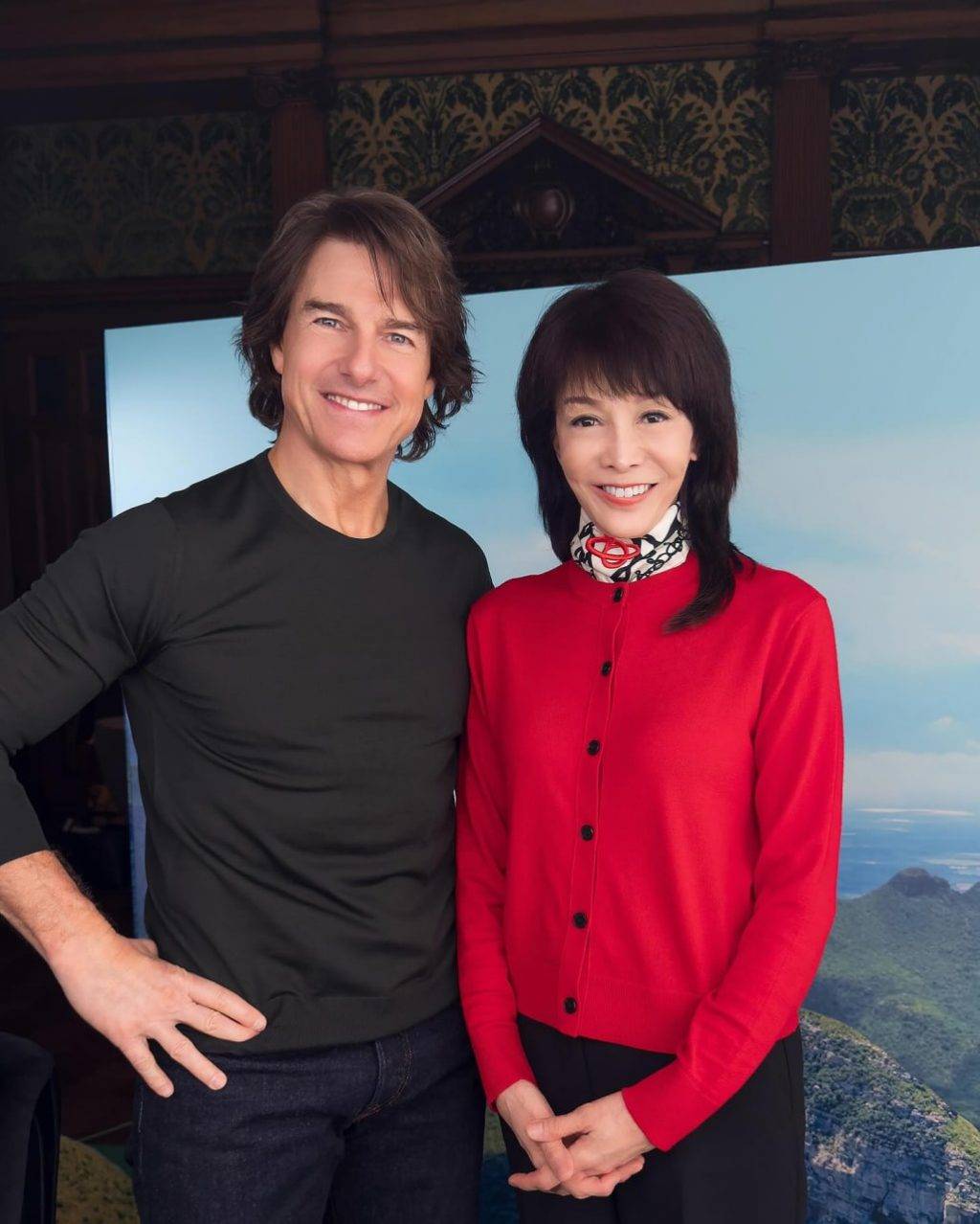 陳凱琳 早幾日Do姐先話成功採訪Tom Cruise。(圖片來源:IG@do_do_cheng)