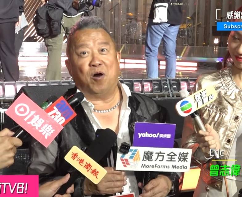 中年好聲音 曾志偉高興表示:「看到現場反應和聽到觀眾掌聲,感受到觀眾的真心反應,現場氣氛非常之好,反映大家對參賽者表現相當滿意。」(圖片來源:魔方全媒@YouTube)