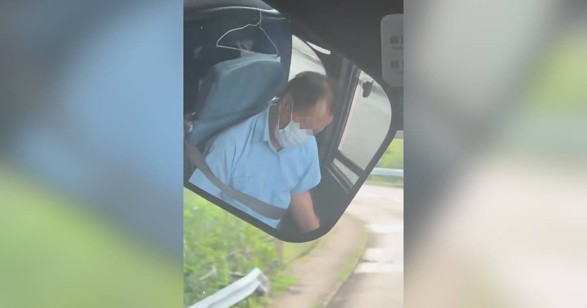 有片｜大嶼山巴士司機疑揸車瞌眼瞓 搖頭晃腦嚇驚乘客：十分嚇人