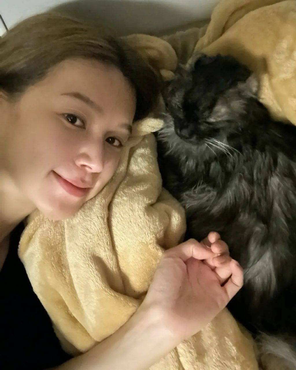 傅嘉莉 23歲愛貓「BeBe」不幸於2025年5月17日晚上8時45分離世(圖片來源:傅嘉莉IG)