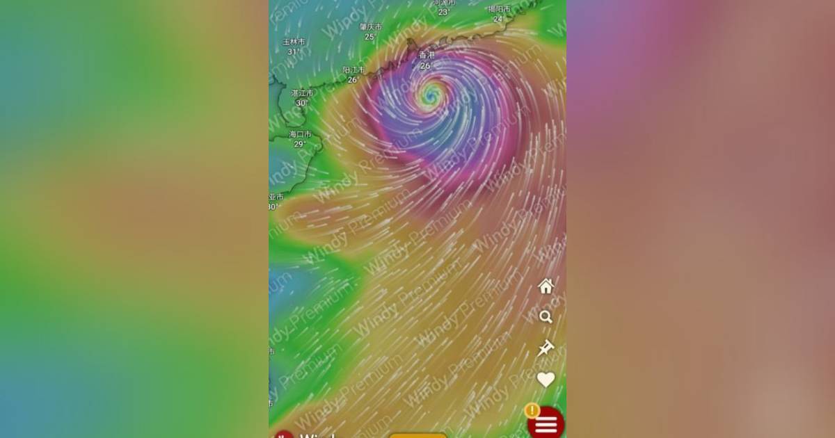 GFS預測巨型熱帶氣旋下周逼近香港！即睇風暴路徑 呢一日最接近！