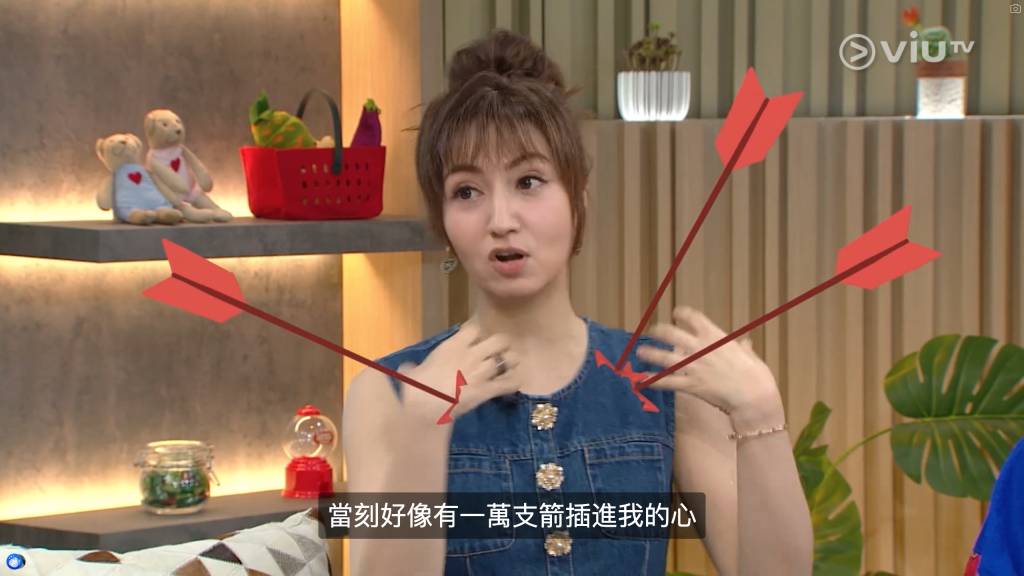 晚吹gg家長指引 可宜 可宜稱當時因產後情緒波幅變大,因此老公嘅說話令佢有感「一萬支箭插咗落個心口度咁樣」。(圖片來源:ViuTV)