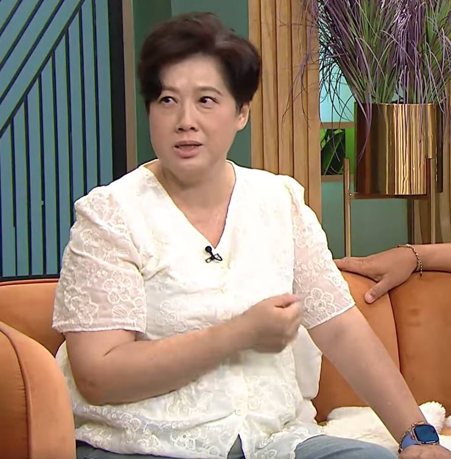 黃澤鋒 陳麗麗 陳麗麗亦勉勵同路人唔好灰心。(圖片來源:TVB)